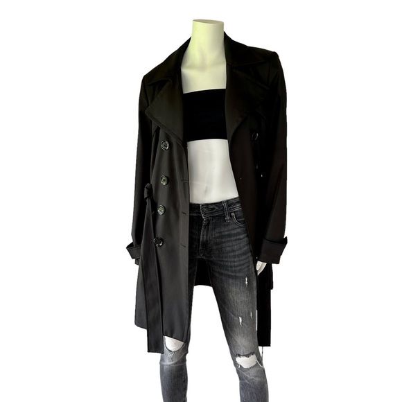 Calvin Klein Jackets & Blazers - Calvin Klein Black Trench Jacket Coat Fall Quiet Luxury Minimalist